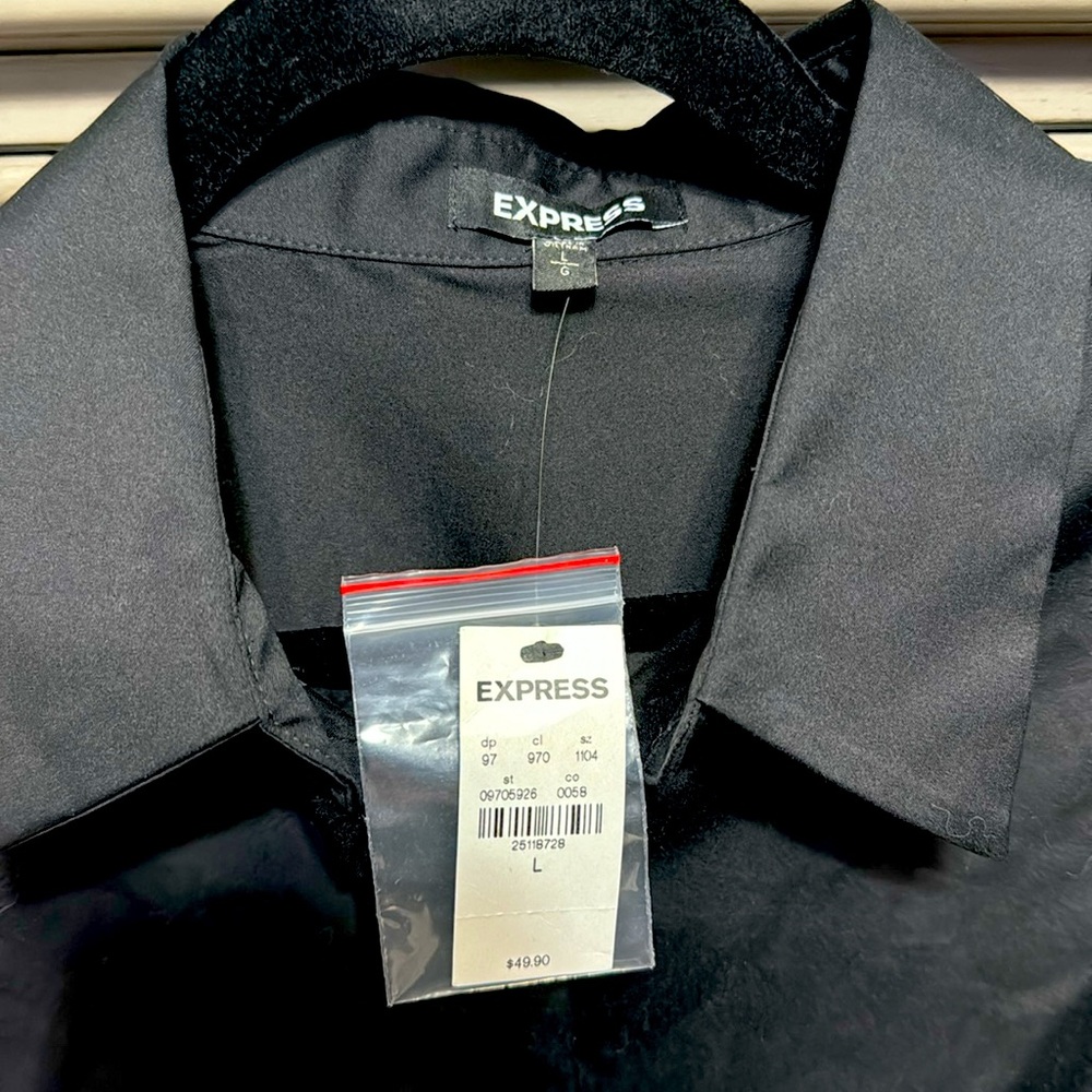 Express- black button down- size L - Picture 2 of 2